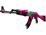 StatTrak™ AK-47 | Neon Revolution (После полевых испытаний)
