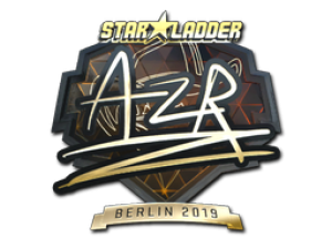 Наклейка | AZR (Gold) | Berlin 2019