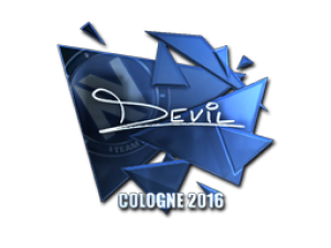 Наклейка | DEVIL (Foil) | Cologne 2016
