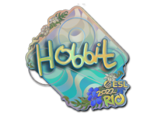 Наклейка | Hobbit (голографическая) | Рио 2022