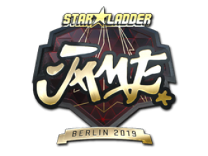 Наклейка | Jame (Gold) | Berlin 2019