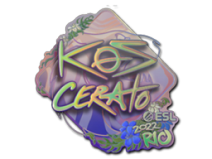 Наклейка | KSCERATO (голографическая) | Рио 2022