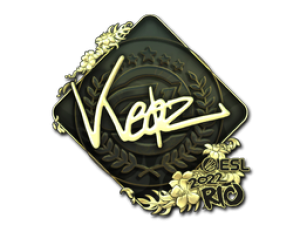 Наклейка | Keoz (золотая) | Рио 2022