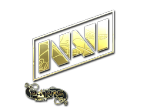 Наклейка | Natus Vincere (золотая) | Париж 2023