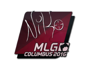 Наклейка | NiKo | MLG Columbus 2016