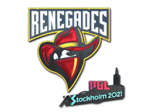 Наклейка | Renegades (металлическая) | Стокгольм 2021