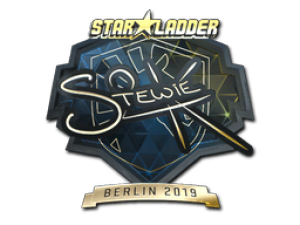 Наклейка | Stewie2K (Gold) | Berlin 2019