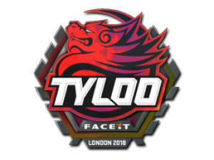 Наклейка | Tyloo (голографическая) | Лондон-2018
