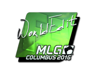 Наклейка | WorldEdit (Foil) | MLG Columbus 2016