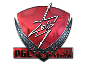 Наклейка | Zeus (Foil) | Krakow 2017