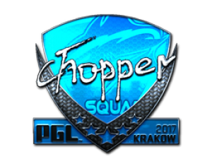 Наклейка | chopper (Foil) | Krakow 2017