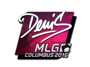 Наклейка | denis (Foil) | MLG Columbus 2016