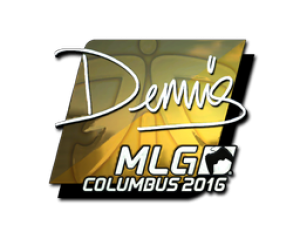 Наклейка | dennis (Foil) | MLG Columbus 2016