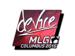 Наклейка | device (Foil) | MLG Columbus 2016