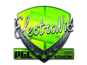 Наклейка | electronic (Foil) | Krakow 2017