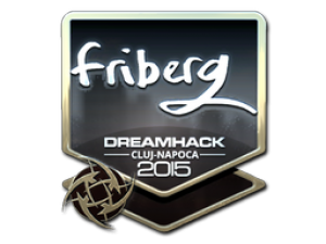 Наклейка | friberg (металлическая) | Клуж-Напока 2015