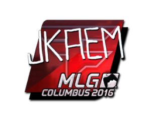 Наклейка | jkaem (Foil) | MLG Columbus 2016