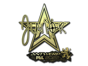 Наклейка | junior (Gold) | Antwerp 2022