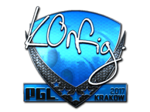 Наклейка | k0nfig (Foil) | Krakow 2017
