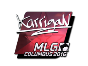 Наклейка | karrigan (Foil) | MLG Columbus 2016