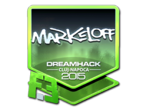 Наклейка | markeloff (металлическая) | Клуж-Напока 2015