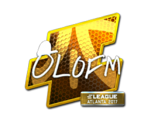 Наклейка | olofmeister (Foil) | Atlanta 2017