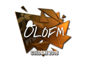 Наклейка | olofmeister (Foil) | Cologne 2016