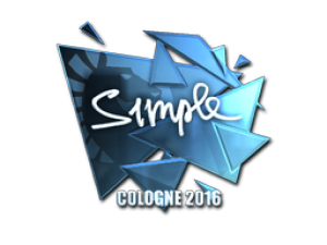 Наклейка | s1mple (Foil) | Cologne 2016