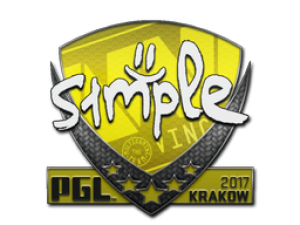 Наклейка | s1mple | Краков-2017