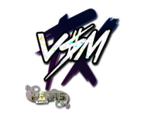 Наклейка | v$m (блёстки) | Париж 2023