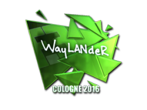 Наклейка | wayLander (Foil) | Cologne 2016