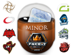 Региональные претенденты FACEIT London 2018 (голографические/металлические)