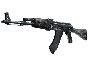 Сувенирный AK-47 | Черный глянец (Немного поношенное)