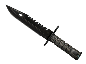 ★ Штык-нож M9 | Черный глянец (Закалённое в боях)