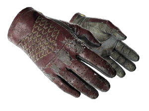 red battle gloves