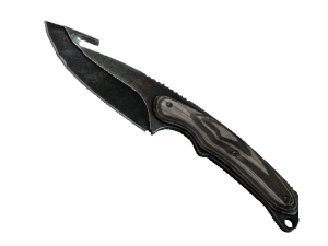 ★ StatTrak™ Нож с лезвием-крюком | Черный глянец (После полевых испытаний