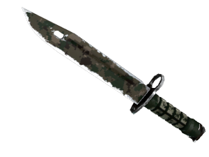 ★ StatTrak™ Штык-нож | Пиксельный камуфляж «Лес» (После полевых испытани