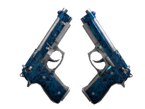 Dual Berettas | Синий кварц (Поношенное)
