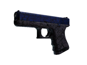 Glock-18 | Синяя трещина (Поношенное)