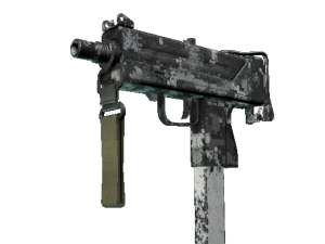 MAC-10 | Пиксельный камуфляж «Город» (Закалённое в боях)