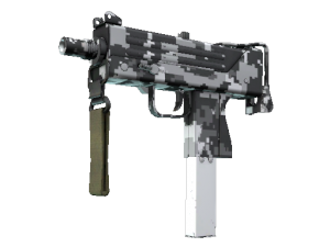 MAC-10 | Пиксельный камуфляж «Город» (Немного поношенное)