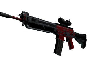 SG 553 | Карамельное яблоко (Закалённое в боях)