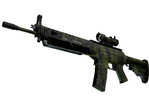 SG 553 | Крокодиловая сетка (Поношенное)