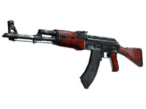 StatTrak™ AK-47 | Красный глянец (Поношенное)