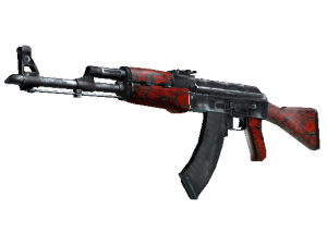 StatTrak™ AK-47 | Красный глянец (Поношенное)