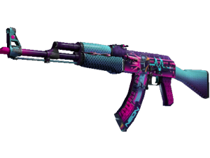 StatTrak™ AK-47 | Неоновый гонщик (После полевых испытаний)