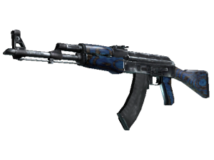 StatTrak™ AK-47 | Синий глянец (Поношенное)