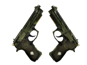StatTrak™ Dual Berettas | Возмездие (Поношенное)