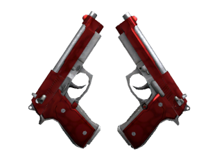 StatTrak™ Dual Berettas | Гемоглобин (Немного поношенное)