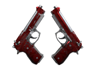 StatTrak™ Dual Berettas | Гемоглобин (После полевых испытаний)